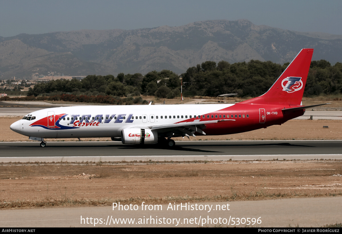 Aircraft Photo of OK-TVD | Boeing 737-86N | Travel Service | AirHistory.net #530596