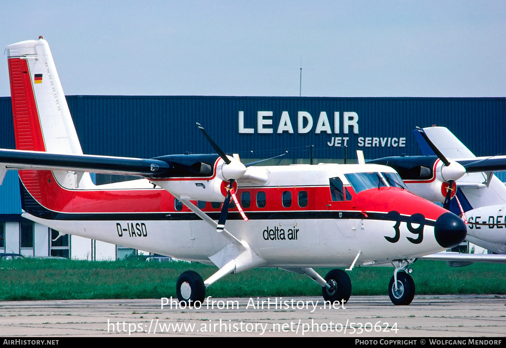 Aircraft Photo of D-IASD | De Havilland Canada DHC-6-300 Twin Otter | Delta Air | AirHistory.net #530624