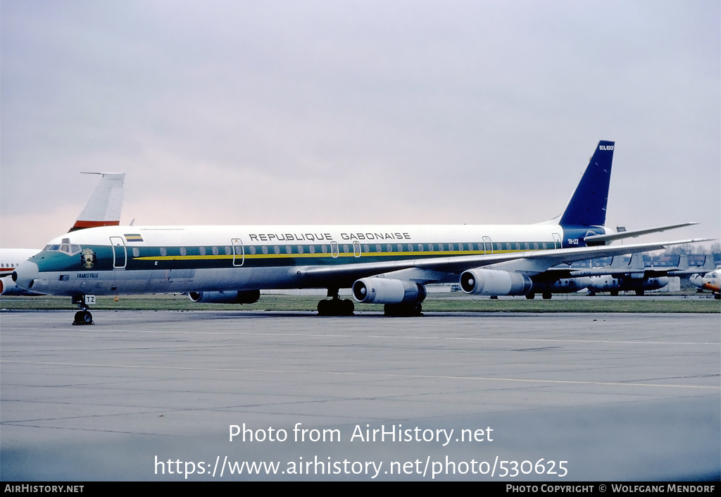 Aircraft Photo of TR-LTZ | McDonnell Douglas DC-8-63CF | République Gabonaise | AirHistory.net #530625