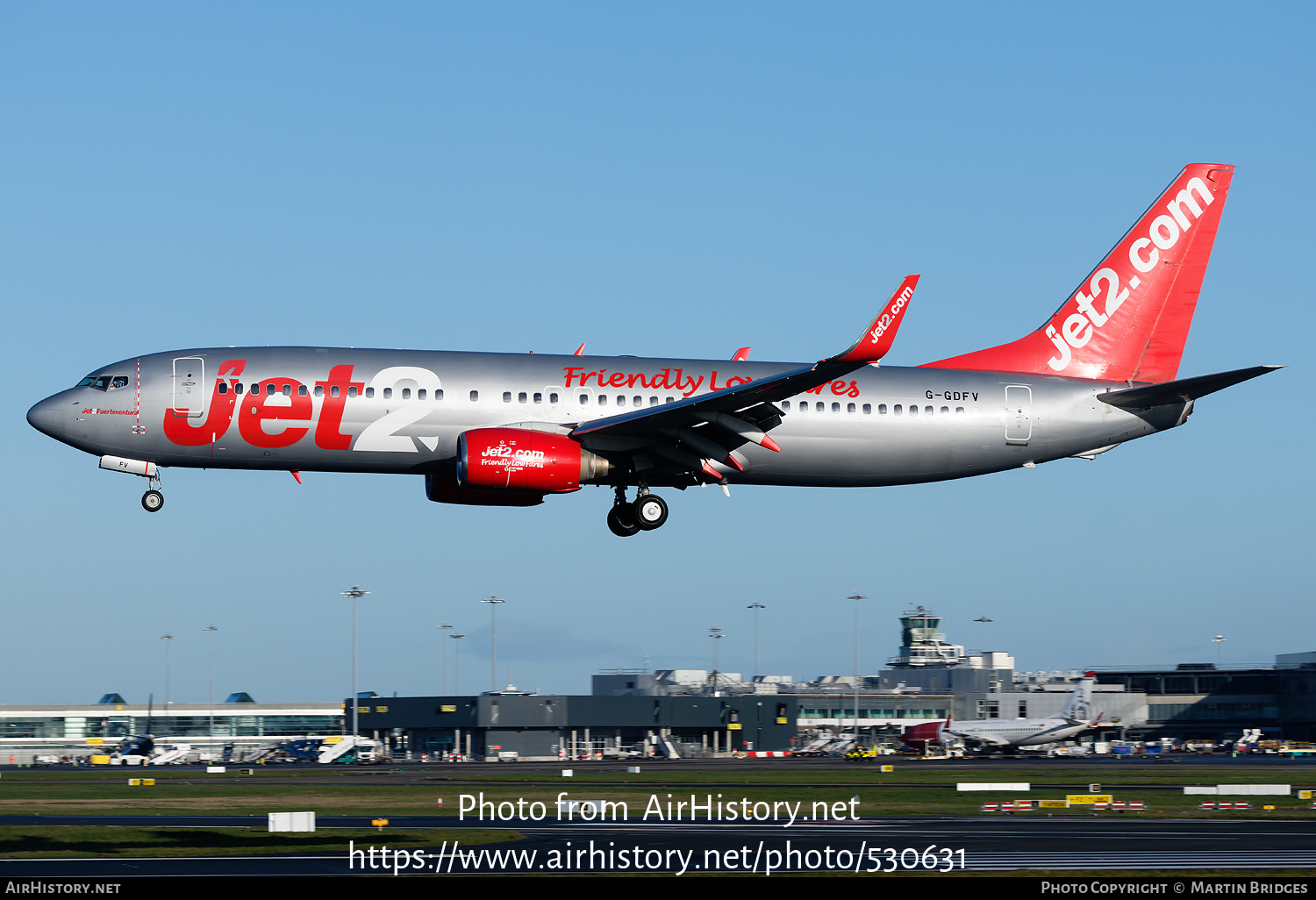 Aircraft Photo of G-GDFV | Boeing 737-85F | Jet2 | AirHistory.net #530631