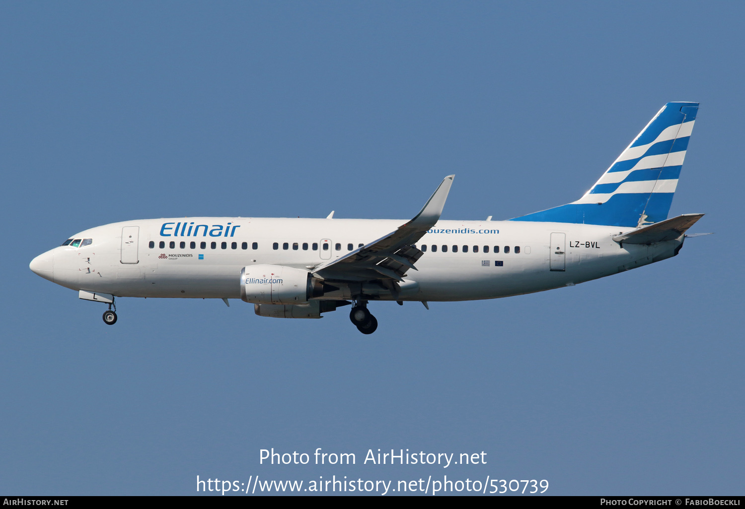 Aircraft Photo of LZ-BVL | Boeing 737-33S | Ellinair | AirHistory.net #530739