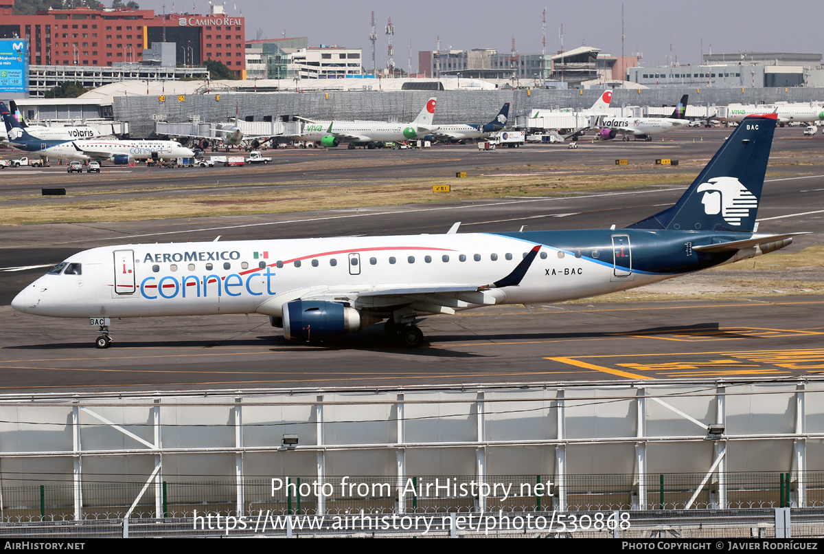 Aircraft Photo of XA-BAC | Embraer 190LR (ERJ-190-100LR) | AeroMéxico Connect | AirHistory.net #530868