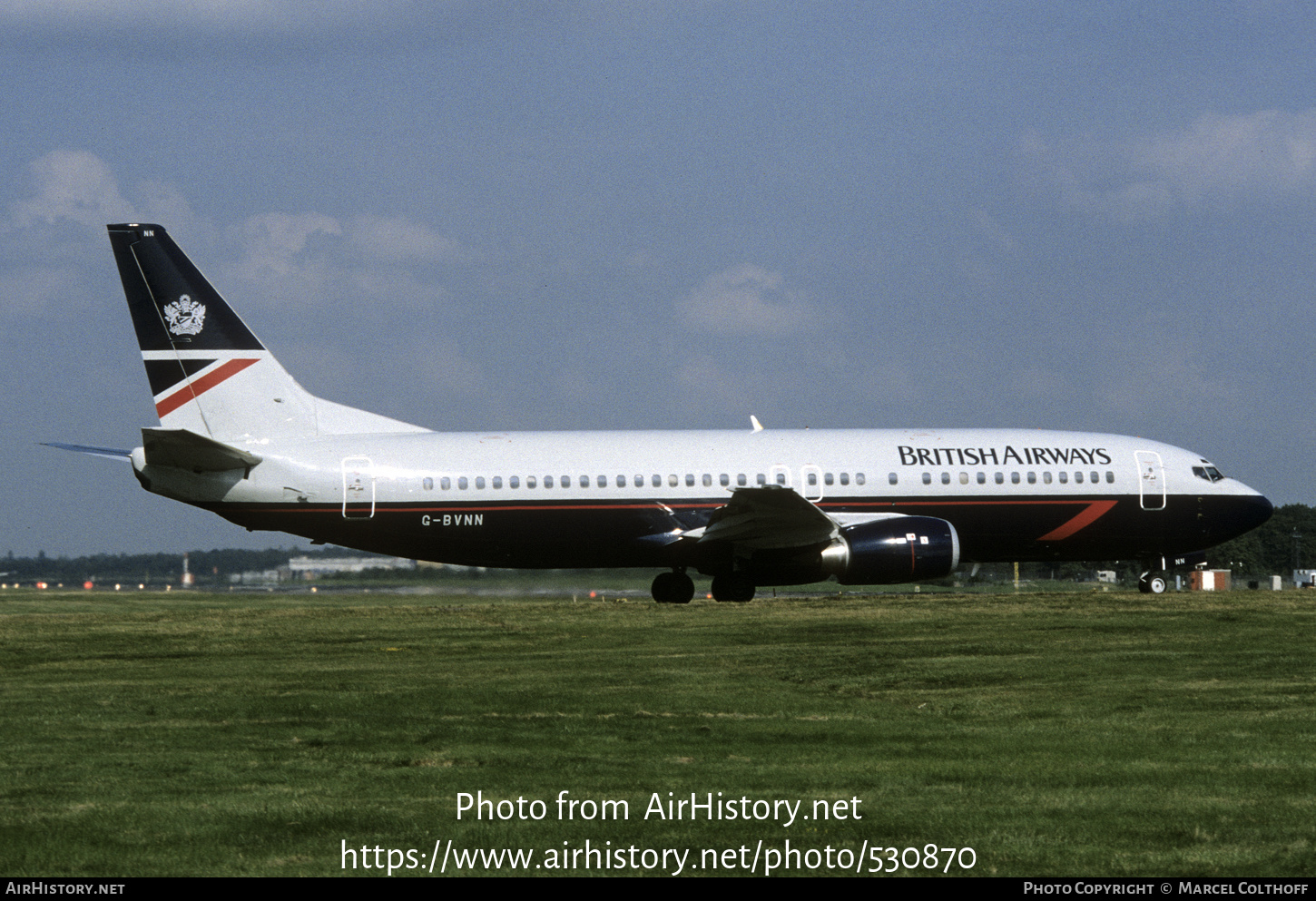 Aircraft Photo of G-BVNN | Boeing 737-4S3 | British Airways | AirHistory.net #530870