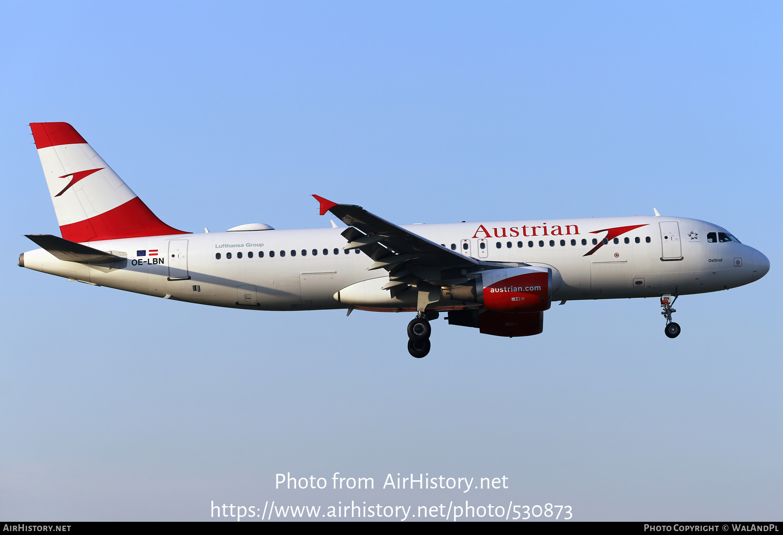 Aircraft Photo of OE-LBN | Airbus A320-214 | Austrian Airlines | AirHistory.net #530873