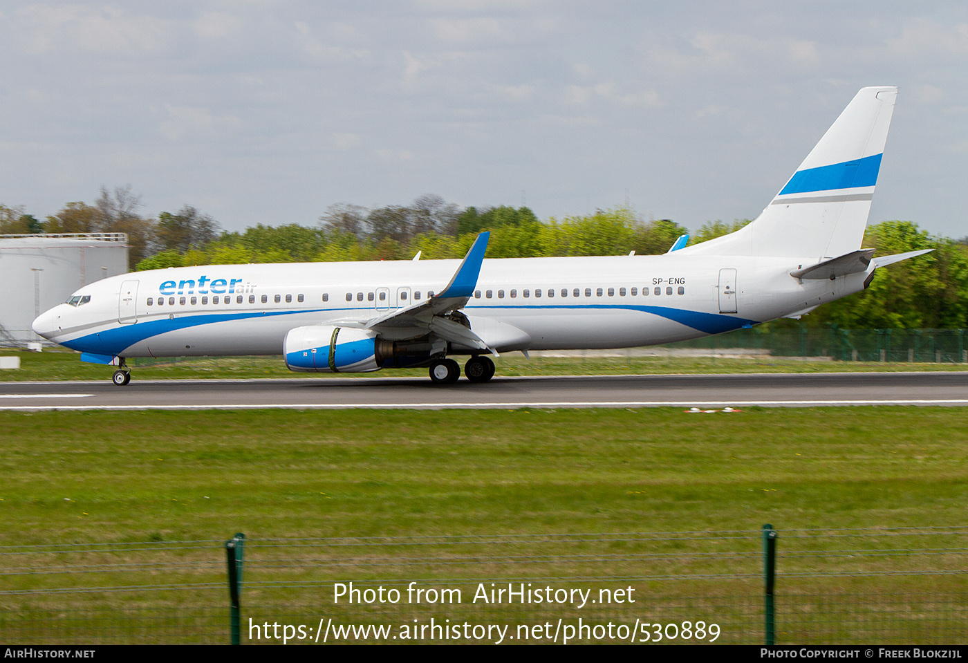 Aircraft Photo of SP-ENG | Boeing 737-8CX | Enter Air | AirHistory.net #530889