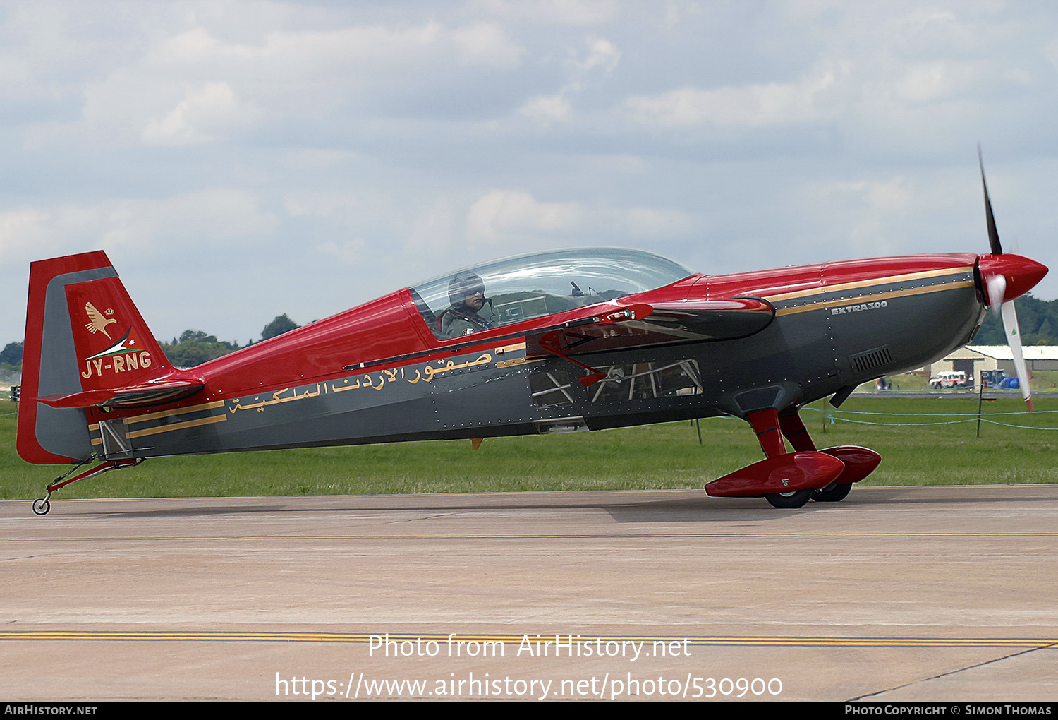 Aircraft Photo of JY-RNG | Extra EA-300S | Royal Jordanian Falcons | AirHistory.net #530900