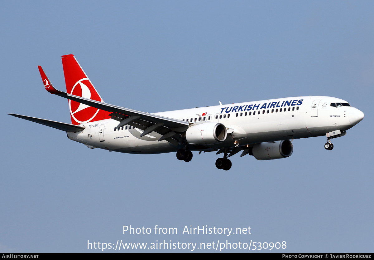 Aircraft Photo of TC-JGG | Boeing 737-8F2 | Turkish Airlines | AirHistory.net #530908