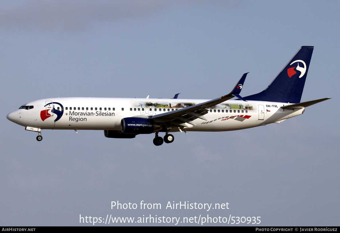 Aircraft Photo of OK-TVL | Boeing 737-8FN | Travel Service | AirHistory.net #530935