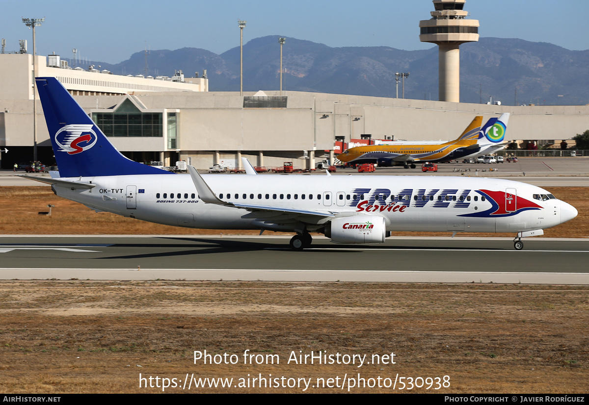 Aircraft Photo of OK-TVT | Boeing 737-86N | Travel Service | AirHistory.net #530938