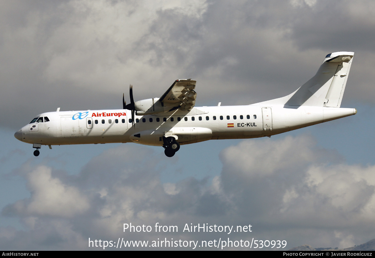 Aircraft Photo of EC-KUL | ATR ATR-72-500 (ATR-72-212A) | Air Europa | AirHistory.net #530939