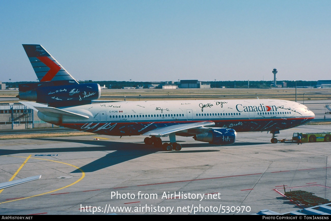 Aircraft Photo of C-FCRE | McDonnell Douglas DC-10-30 | Canadian Airlines | AirHistory.net #530970