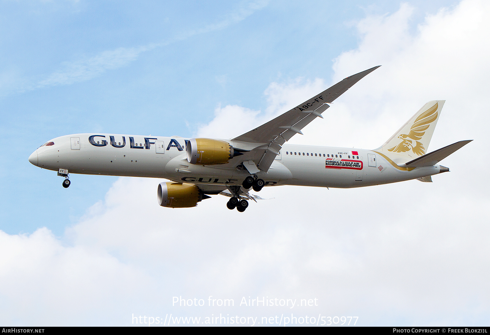 Aircraft Photo of A9C-FF | Boeing 787-9 Dreamliner | Gulf Air | AirHistory.net #530977