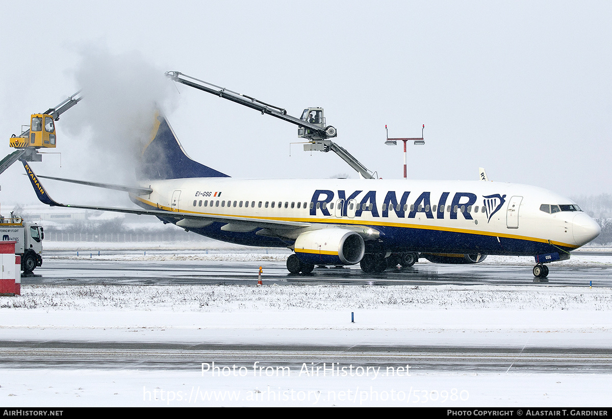 Aircraft Photo of EI-GSG | Boeing 737-800 | Ryanair | AirHistory.net #530980