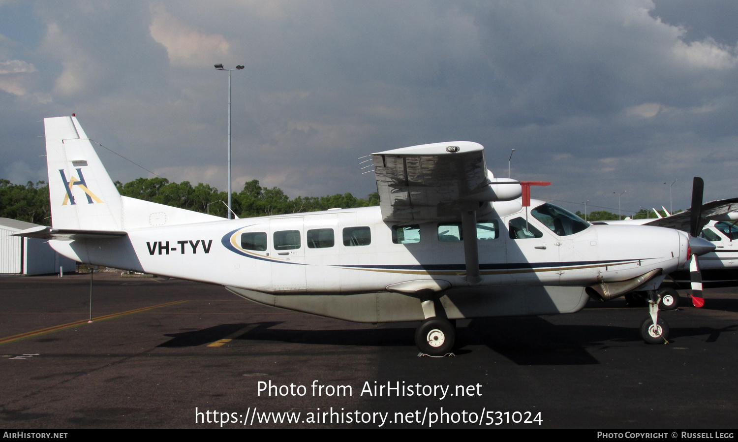 Aircraft Photo of VH-TYV | Cessna 208B Grand Caravan | Hardy Aviation | AirHistory.net #531024