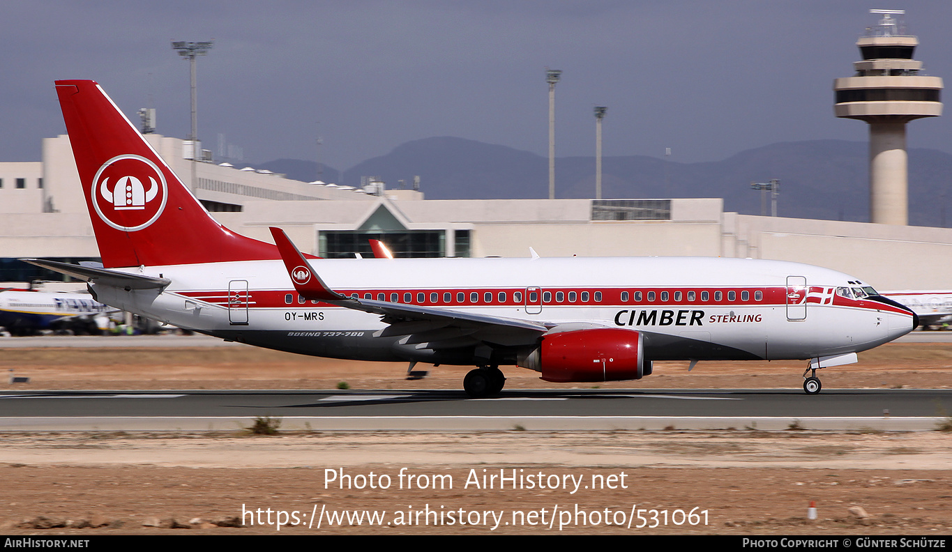 Aircraft Photo of OY-MRS | Boeing 737-76N | Cimber Sterling | AirHistory.net #531061