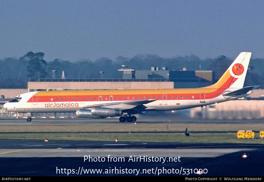 Aircraft Photo of 6Y-JII | McDonnell Douglas DC-8-62H | Air Jamaica | AirHistory.net #531090