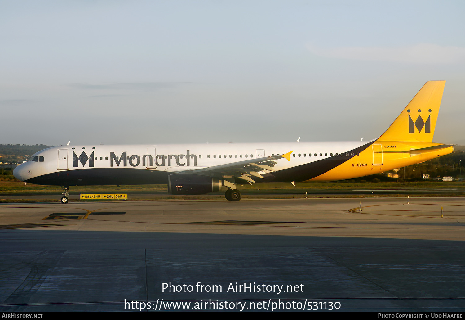 Aircraft Photo of G-OZBN | Airbus A321-231 | Monarch Airlines | AirHistory.net #531130