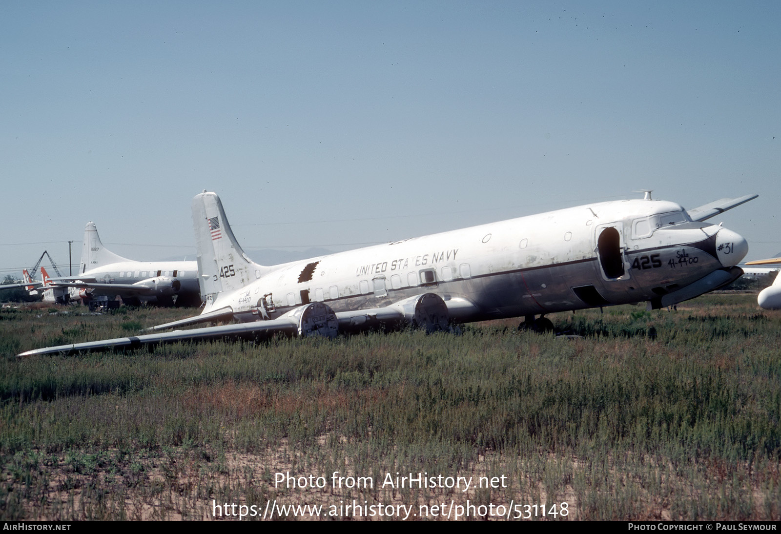 Aircraft Photo of 128425 | Douglas C-118B Liftmaster | USA - Navy | AirHistory.net #531148