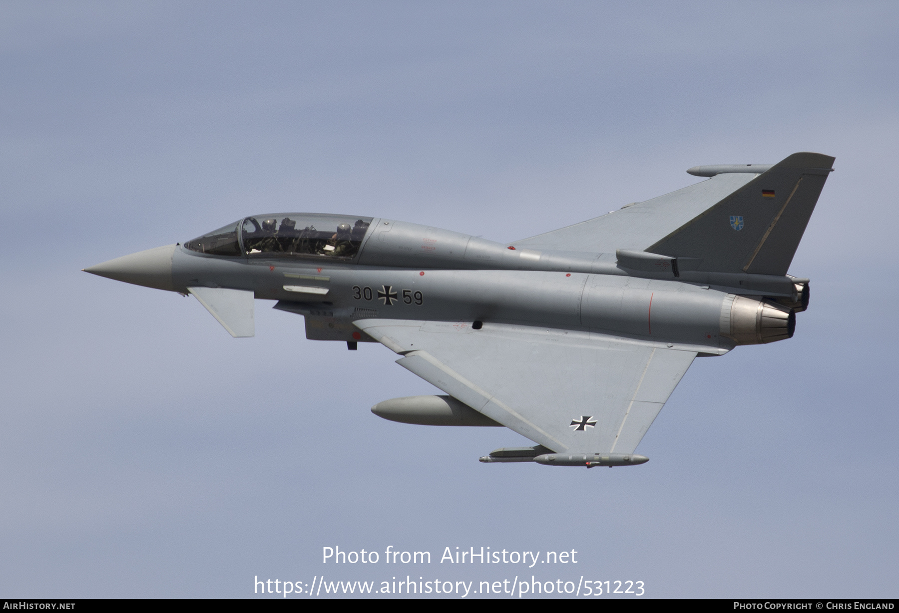 Aircraft Photo of 3059 | Eurofighter EF-2000 Typhoon T | Germany - Air Force | AirHistory.net #531223