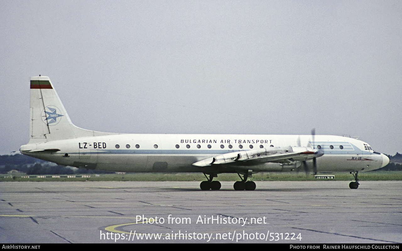 Aircraft Photo of LZ-BED | Ilyushin Il-18D | TABSO - Bulgarian Air Transport | AirHistory.net #531224