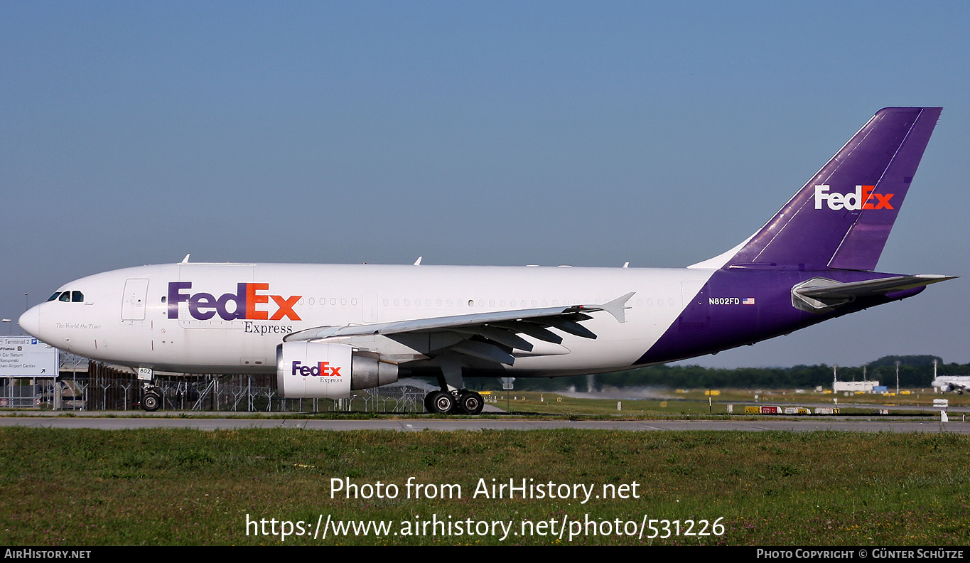 Aircraft Photo of N802FD | Airbus A310-324/F | FedEx Express - Federal Express | AirHistory.net #531226