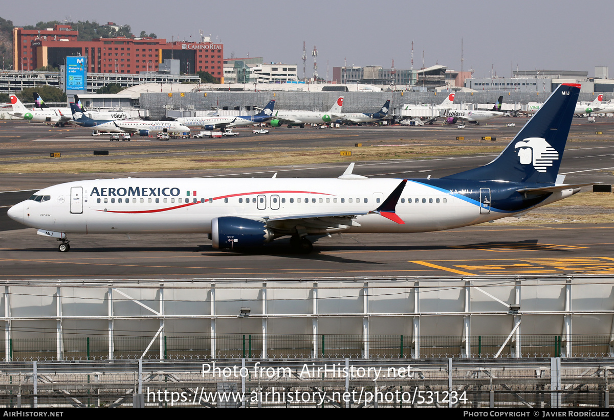 Aircraft Photo of XA-MIJ | Boeing 737-9 Max 9 | AeroMéxico | AirHistory.net #531234