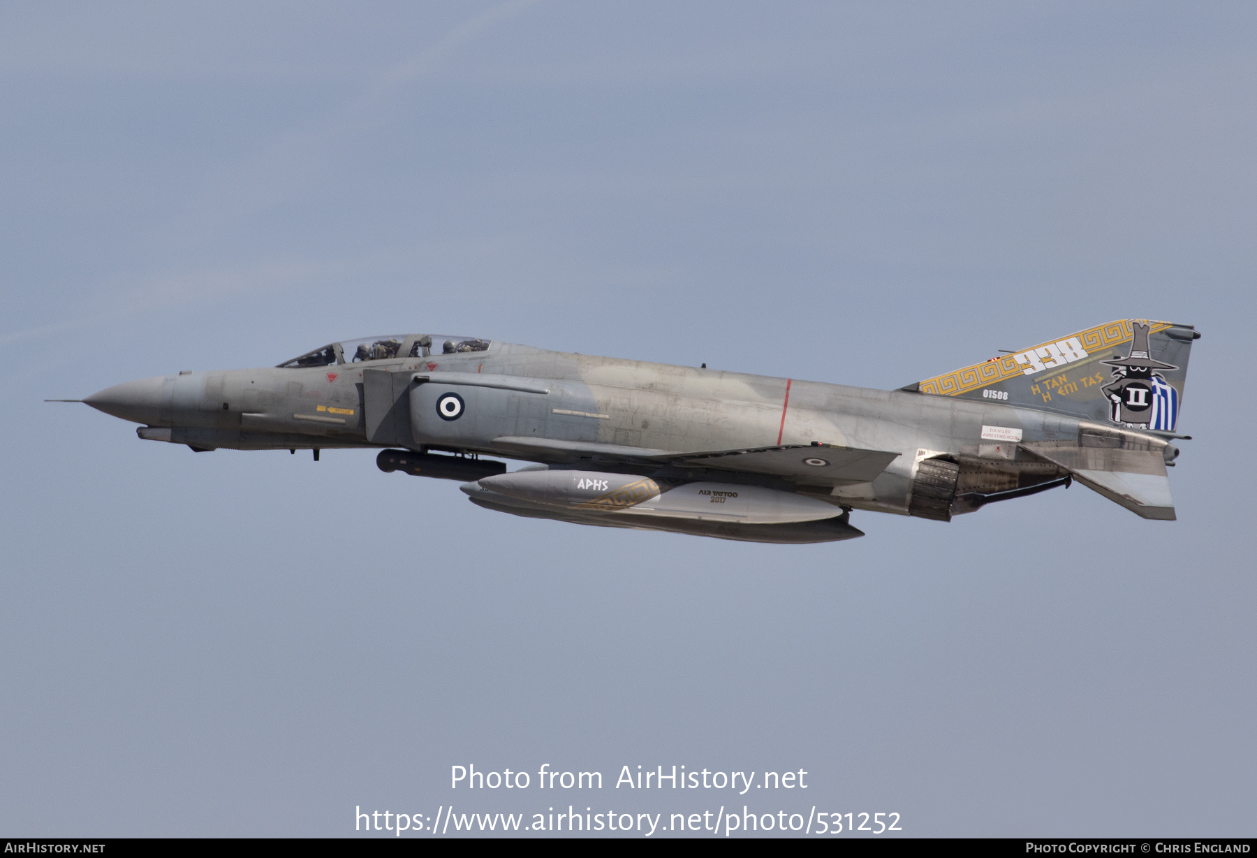 Aircraft Photo of 01508 | McDonnell Douglas F-4E Phantom II | Greece - Air Force | AirHistory.net #531252