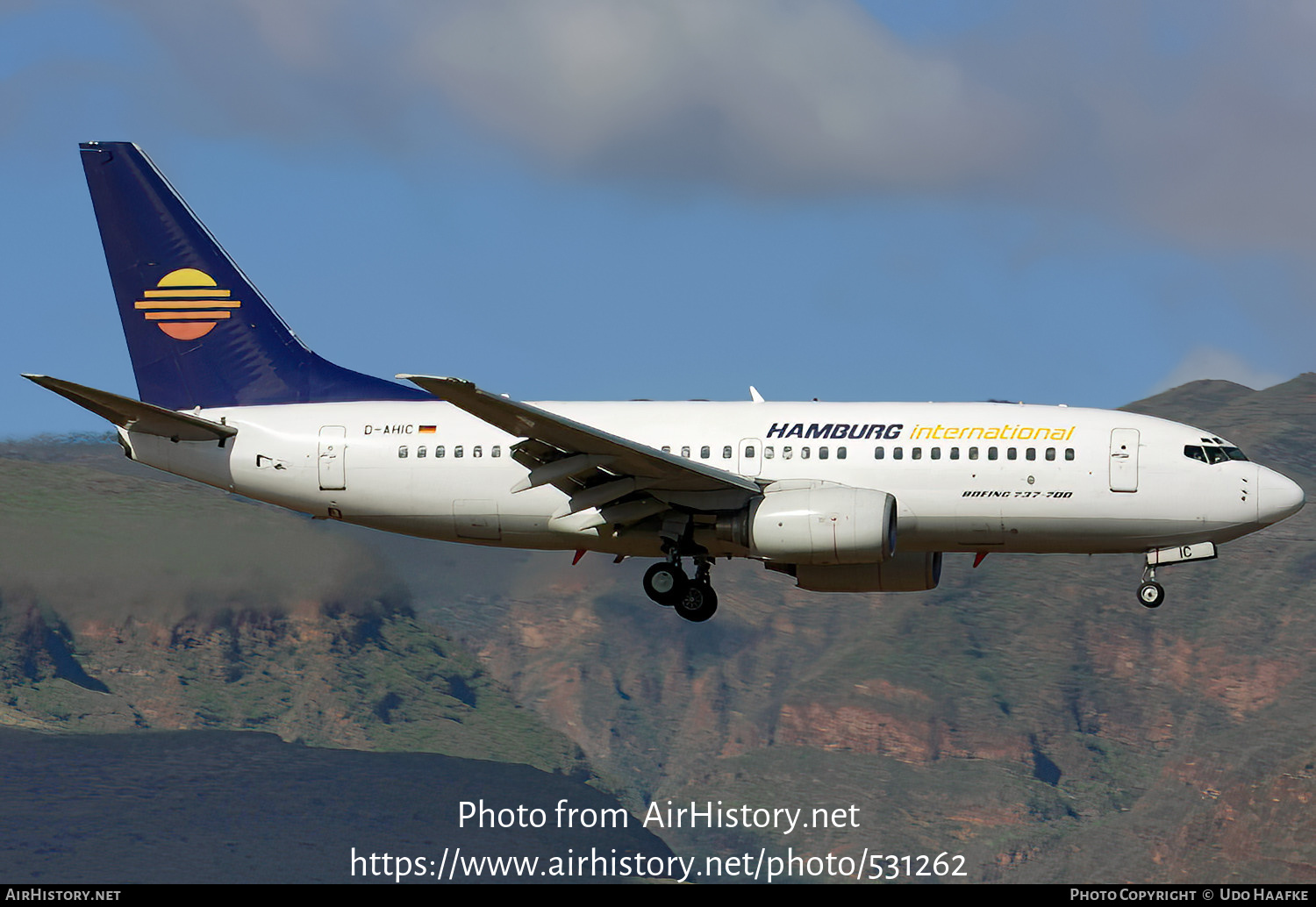 Aircraft Photo of D-AHIC | Boeing 737-7BK | Hamburg International | AirHistory.net #531262