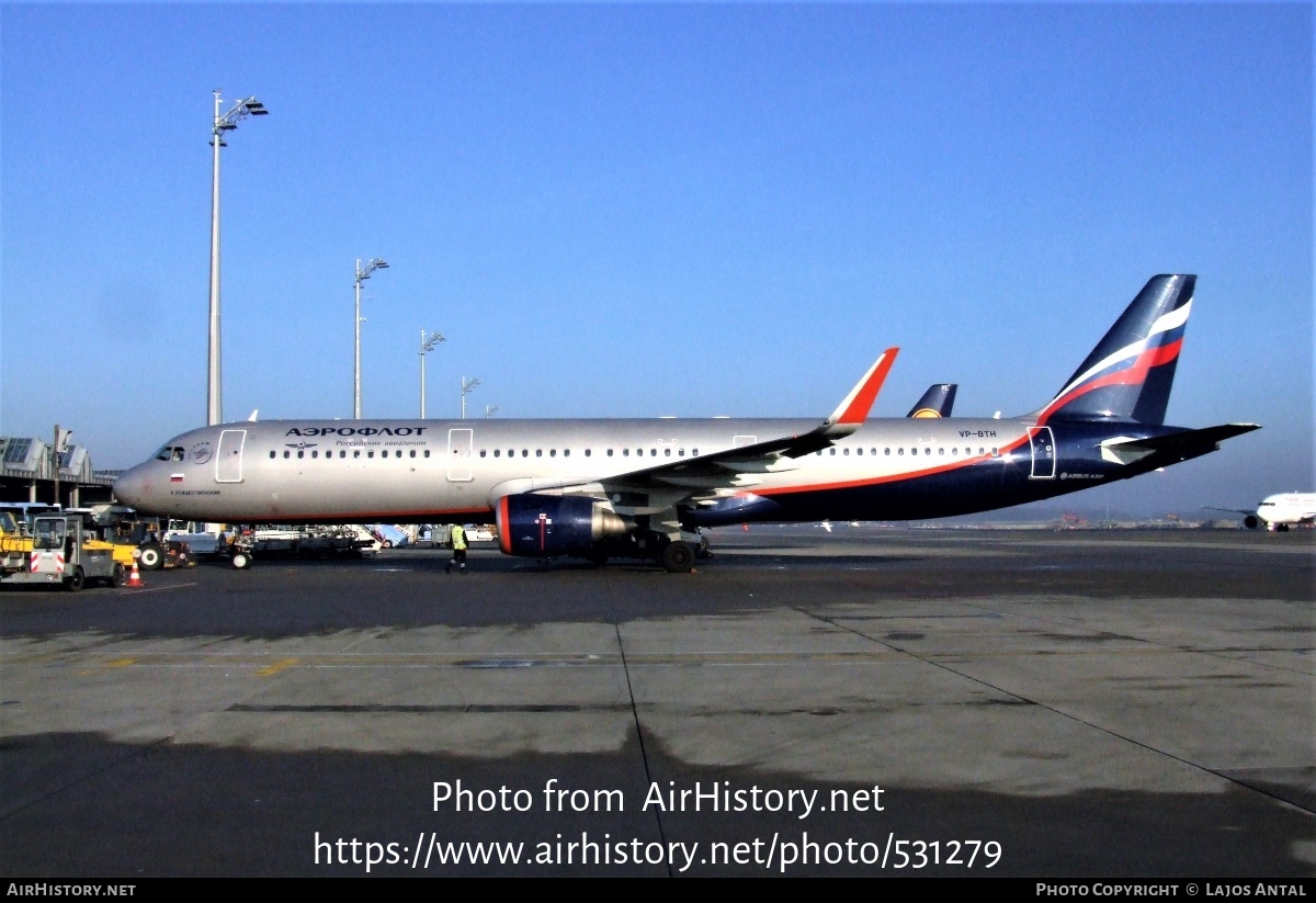 Aircraft Photo of VP-BTH | Airbus A321-211 | Aeroflot - Russian Airlines | AirHistory.net #531279