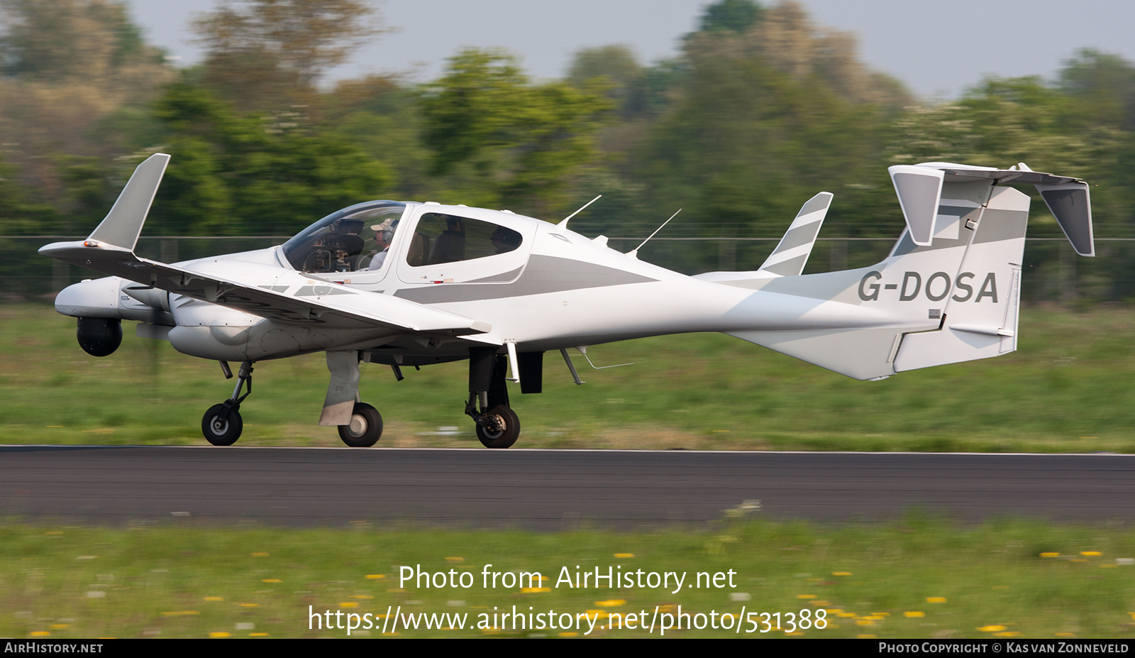 Aircraft Photo of G-DOSA | Diamond DA42 M Twin Star | AirHistory.net #531388