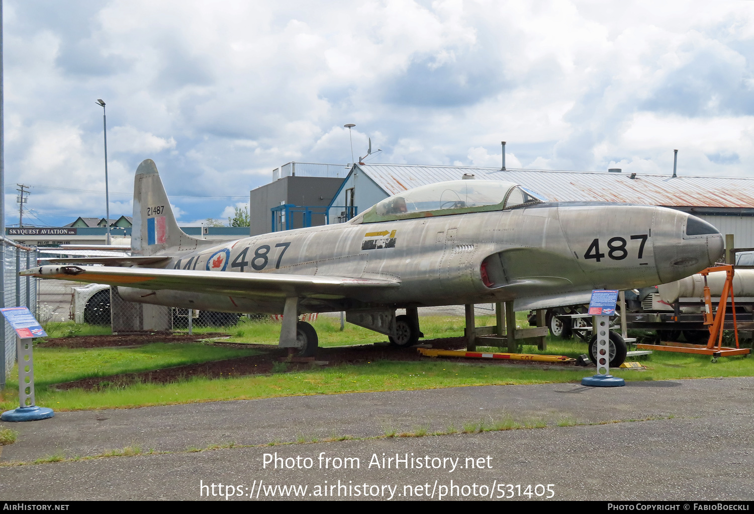 Aircraft Photo of 21487 | Canadair T-33AN Silver Star 3 | Canada - Air Force | AirHistory.net #531405