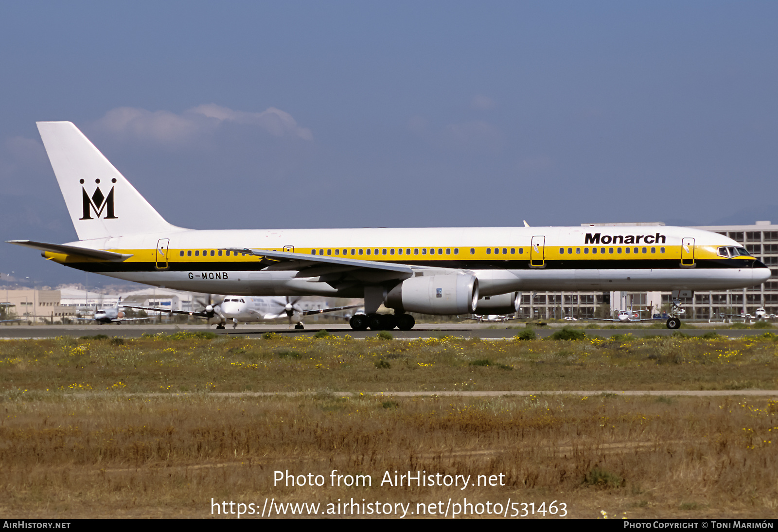 Aircraft Photo of G-MONB | Boeing 757-2T7 | Monarch Airlines | AirHistory.net #531463