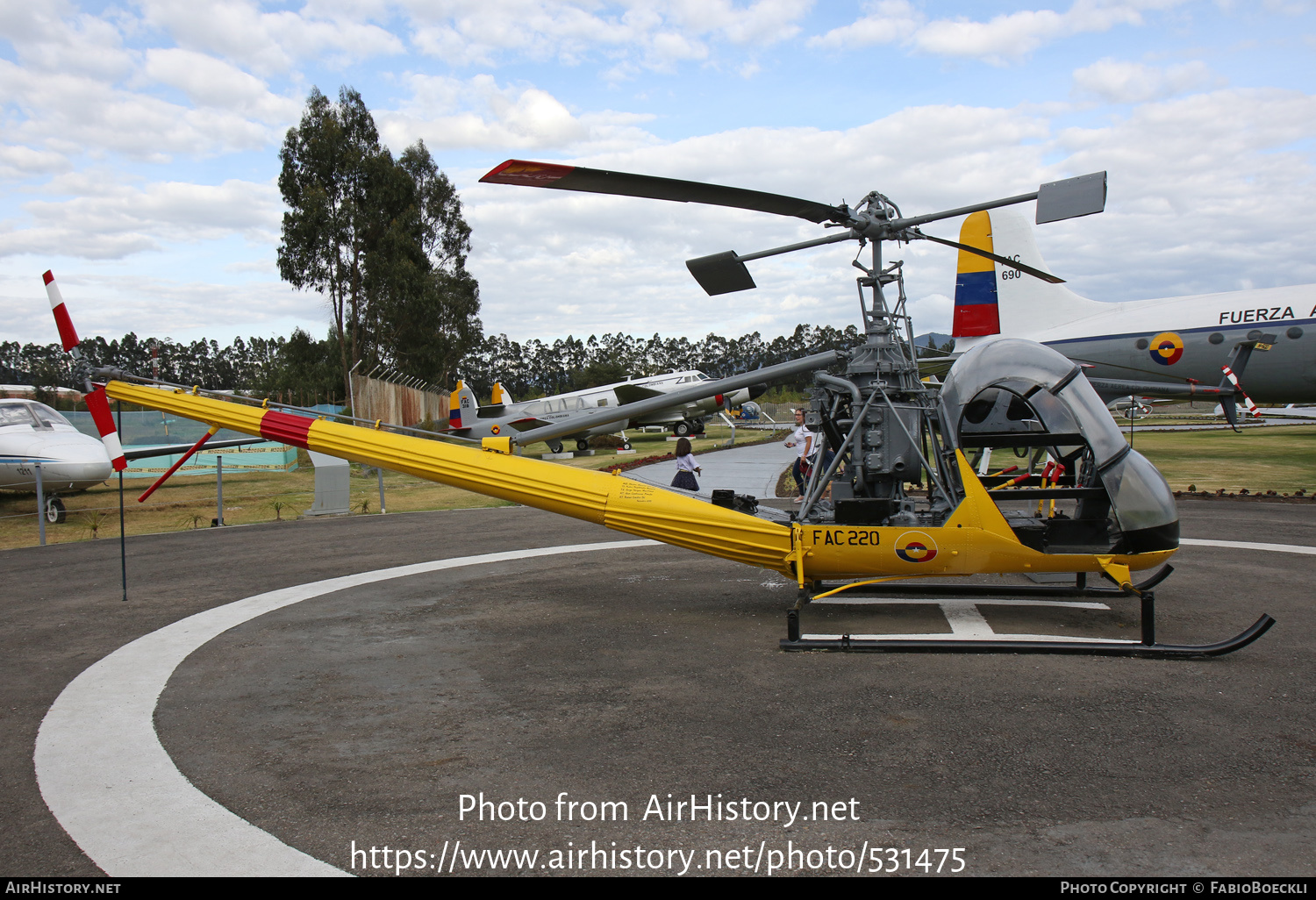 Aircraft Photo of FAC220 | Hiller OH-23B Raven (UH-12B) | Colombia - Air Force | AirHistory.net #531475