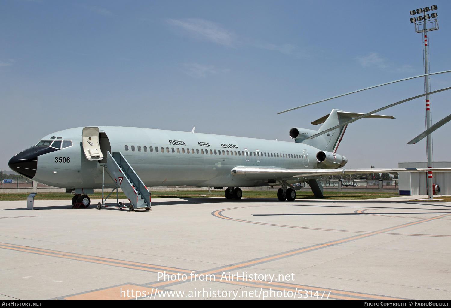 Aircraft Photo of 3506 | Boeing 727-264 | Mexico - Air Force | AirHistory.net #531477