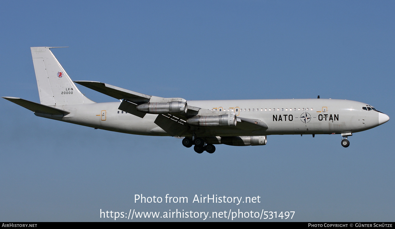 Aircraft Photo of LX-N20000 | Boeing CT-49A (707TCA / 707-300) | Luxembourg - NATO | AirHistory.net #531497