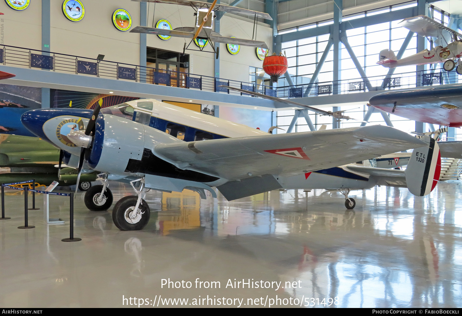 Aircraft Photo of ETL-1320 | Beech UC-45J Expeditor | Mexico - Air Force | AirHistory.net #531498