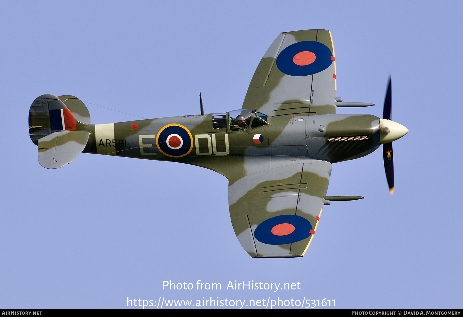 Aircraft Photo of G-AWII / AR501 | Supermarine 349 Spitfire LF5C | UK - Air Force | AirHistory.net #531611