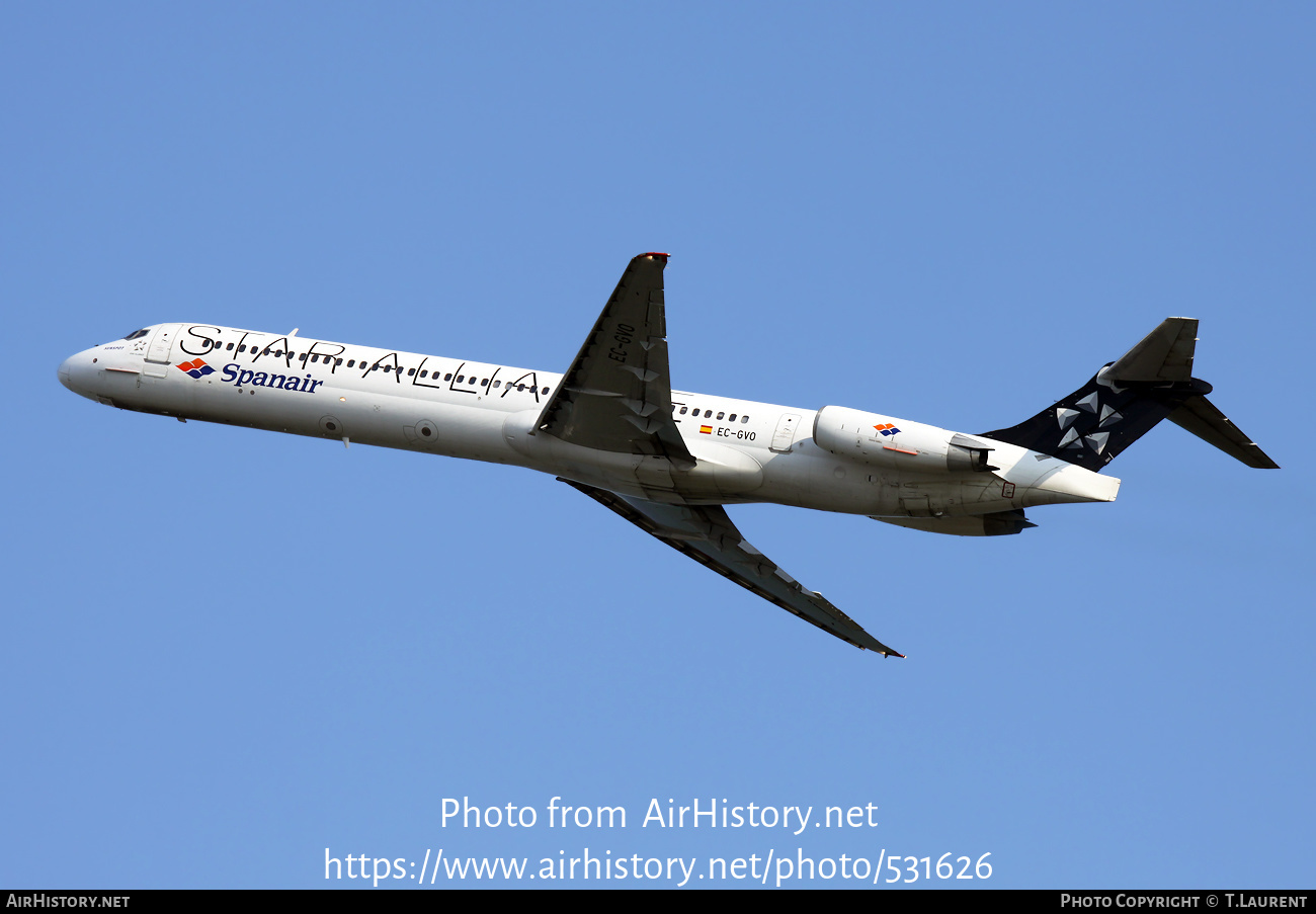 Aircraft Photo of EC-GVO | McDonnell Douglas MD-83 (DC-9-83) | Spanair | AirHistory.net #531626