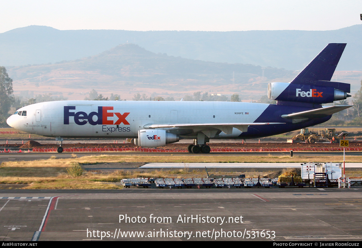 Aircraft Photo of N316FE | Boeing MD-10-30F | FedEx Express - Federal Express | AirHistory.net #531653