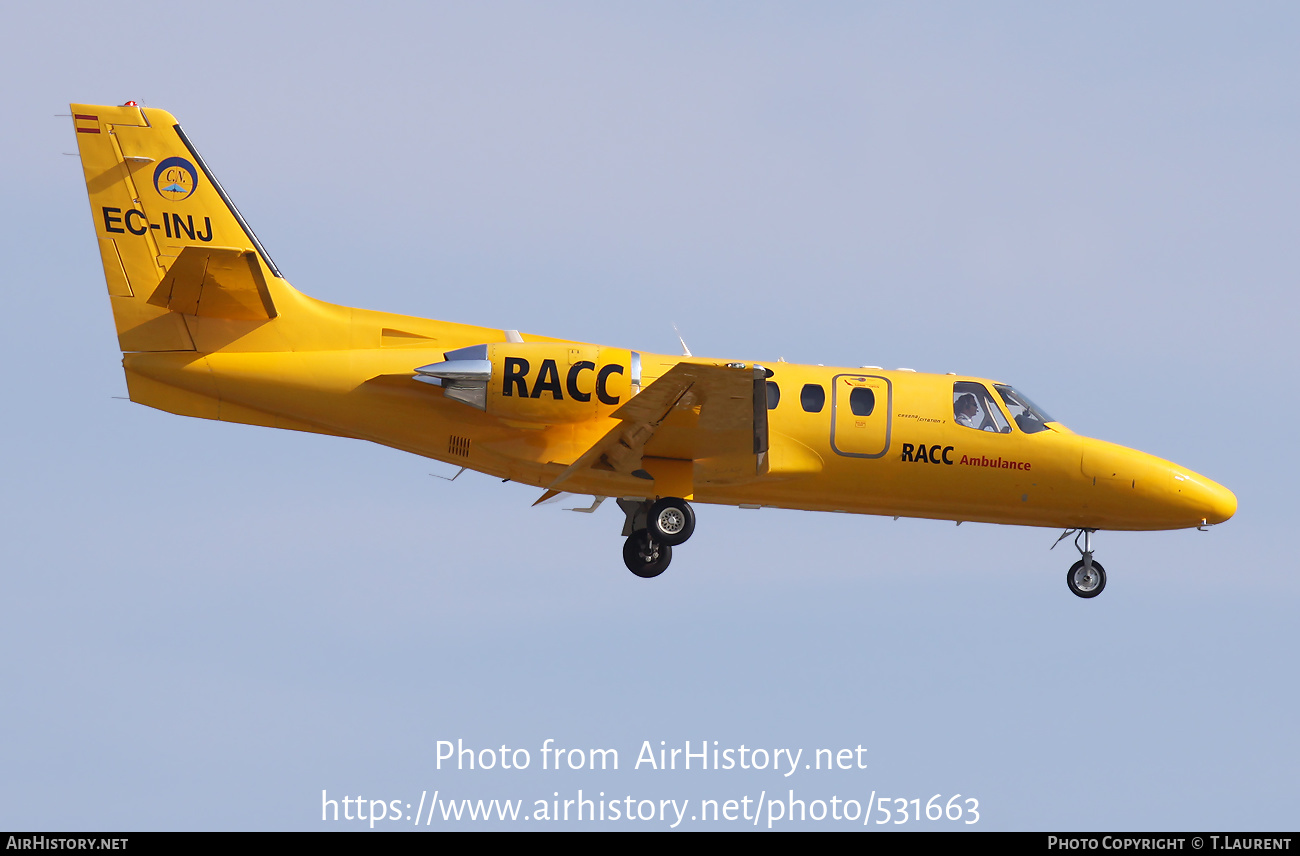 Aircraft Photo of EC-INJ | Cessna 501 Citation I/SP | RACC - Reial Automòbil Club de Catalunya | AirHistory.net #531663