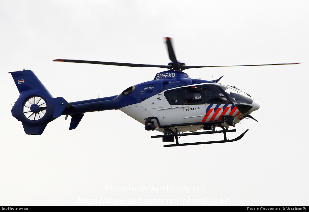 Aircraft Photo of PH-PXB | Eurocopter EC-135P-2+ | Politie | AirHistory.net #531671