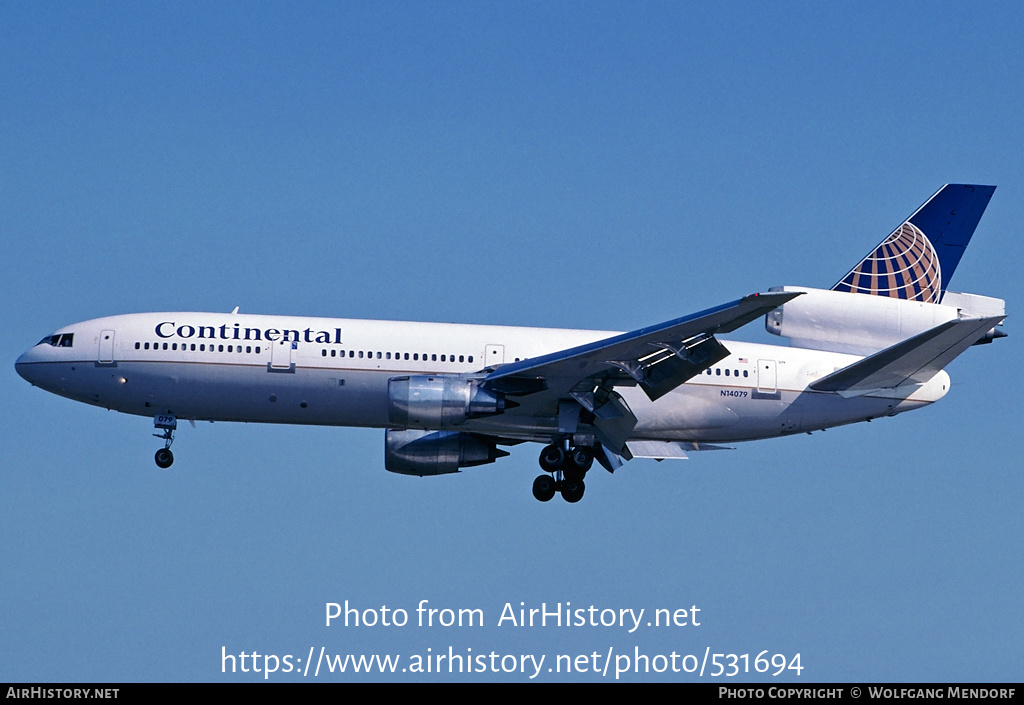 Aircraft Photo of N14079 | McDonnell Douglas DC-10-30 | Continental Airlines | AirHistory.net #531694