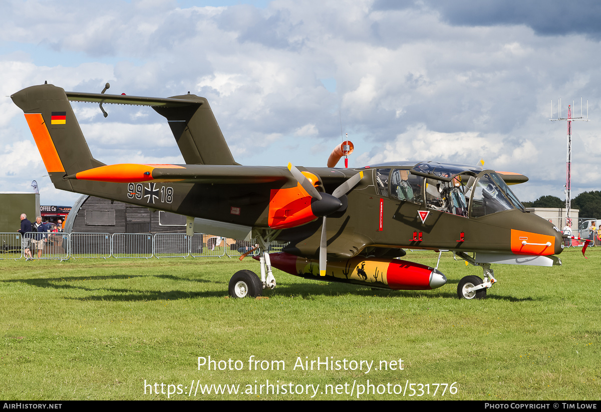 Aircraft Photo of G-ONAA / 9918 | North American Rockwell OV-10B Bronco | Germany - Air Force | AirHistory.net #531776