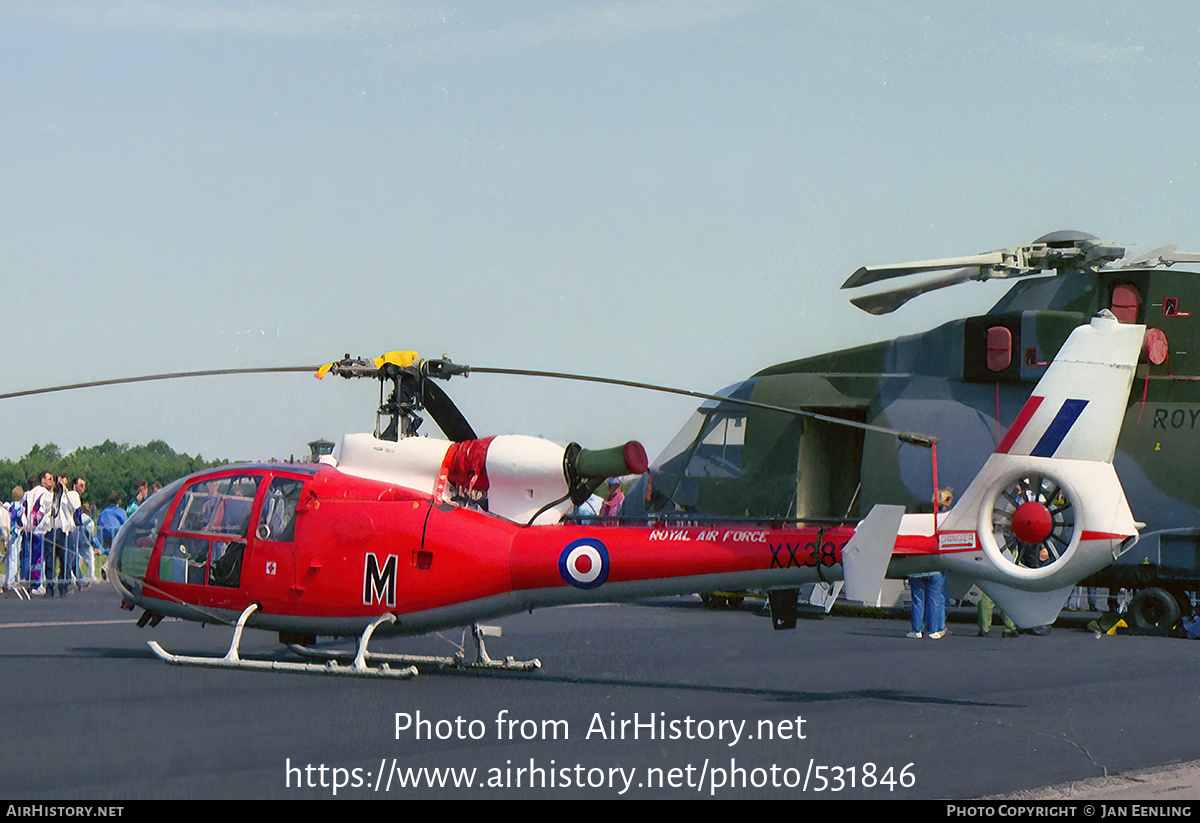 Aircraft Photo of XX382 | Aerospatiale SA-341D Gazelle HT3 | UK - Air Force | AirHistory.net #531846