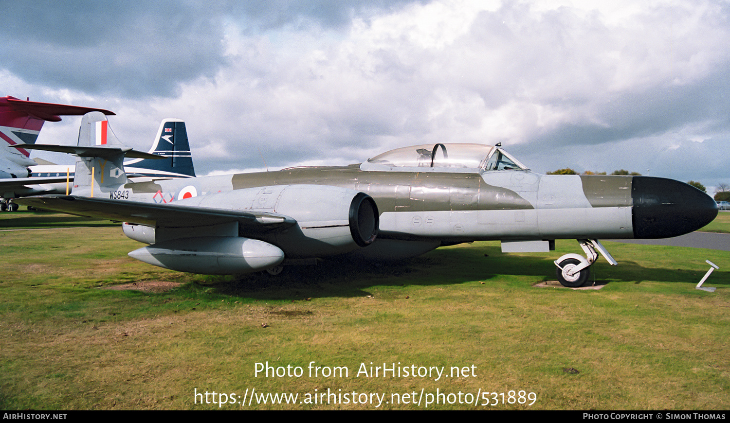 Aircraft Photo of WS843 | Gloster Meteor NF14 | UK - Air Force | AirHistory.net #531889