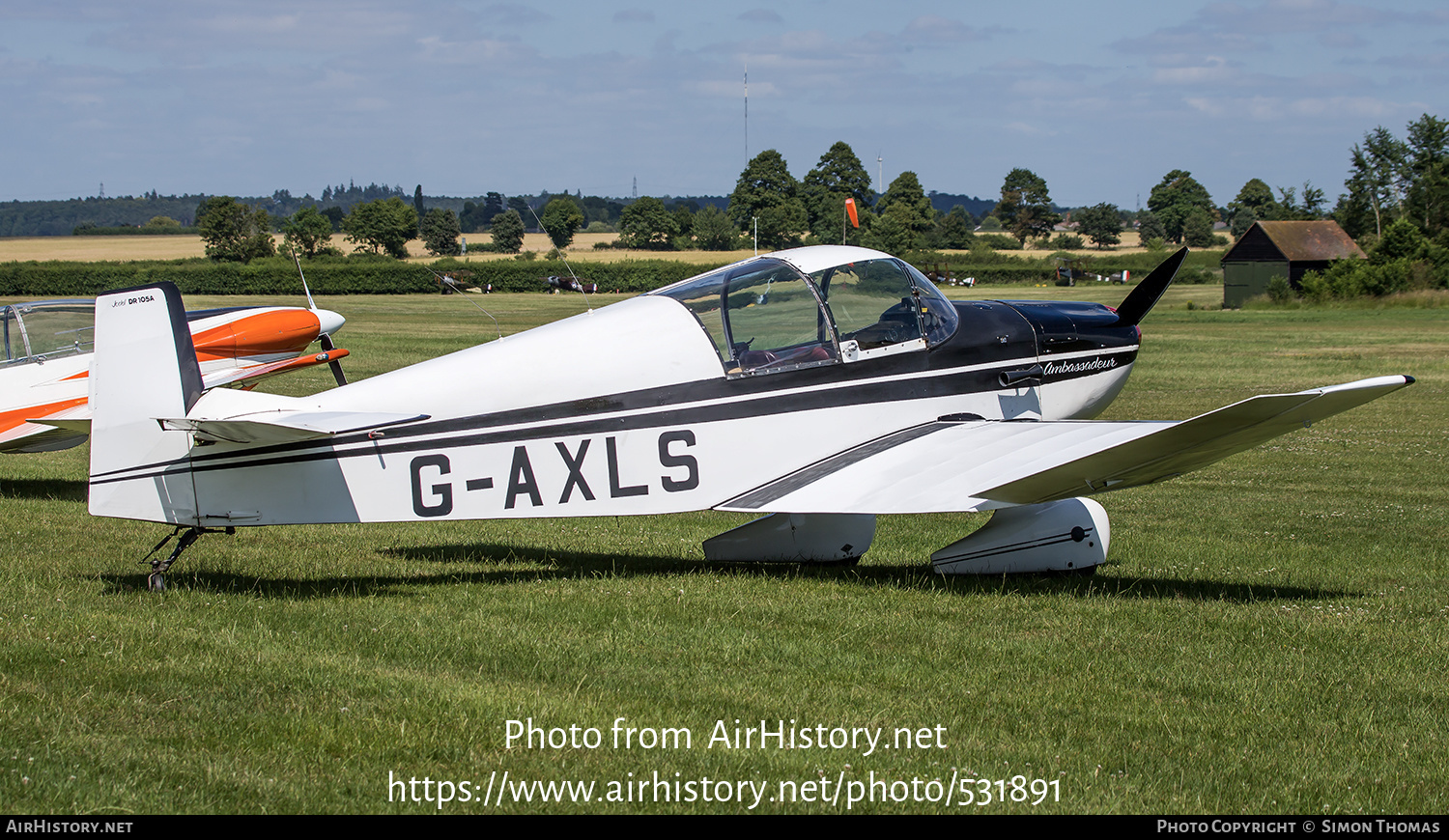 Aircraft Photo of G-AXLS | Jodel DR-105A | AirHistory.net #531891