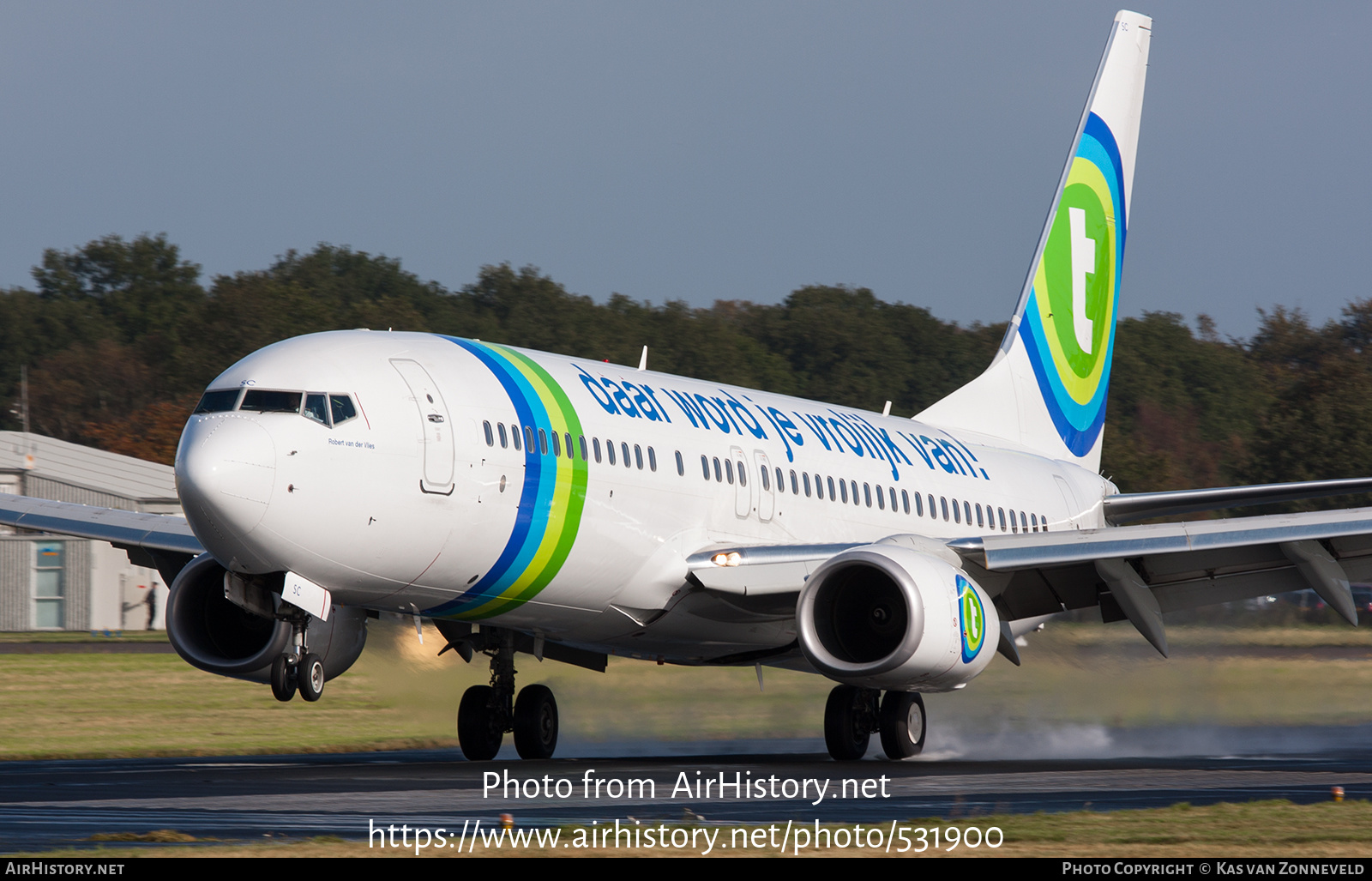 Aircraft Photo of PH-HSC | Boeing 737-8K2 | Transavia | AirHistory.net #531900