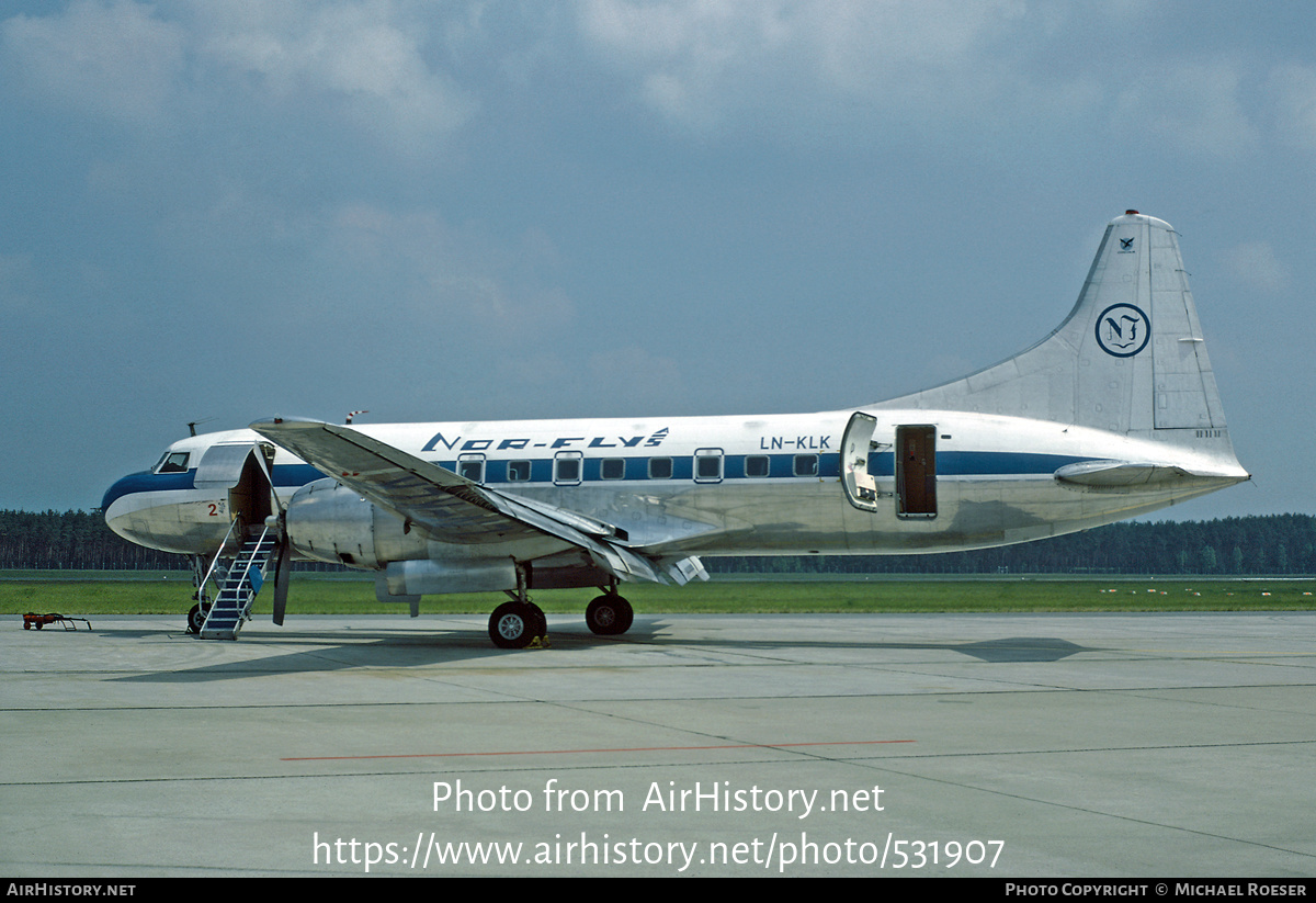 Aircraft Photo of LN-KLK | Convair 440-75 Metropolitan | Nor-Fly | AirHistory.net #531907