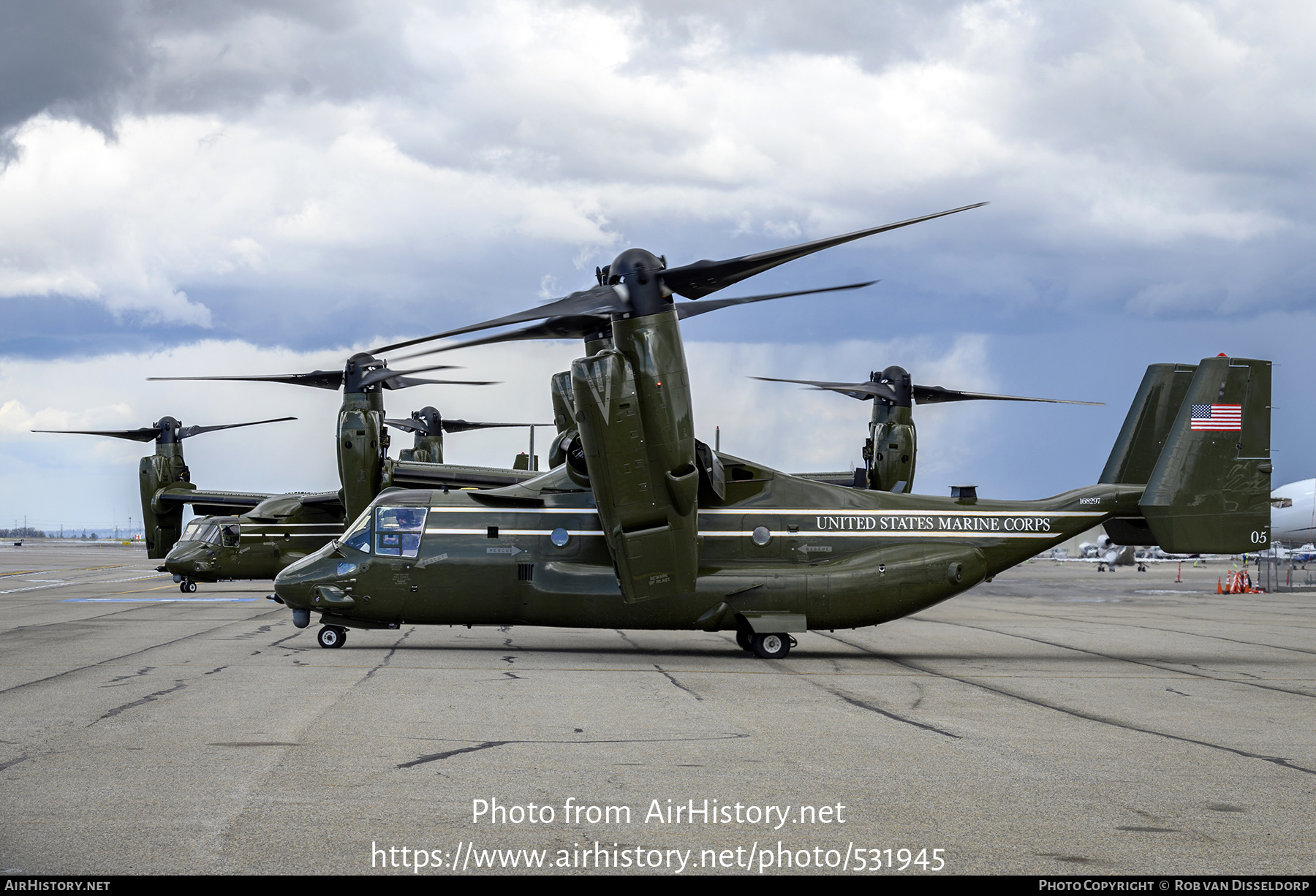 Aircraft Photo of 168297 | Bell-Boeing MV-22B Osprey | USA - Marines | AirHistory.net #531945