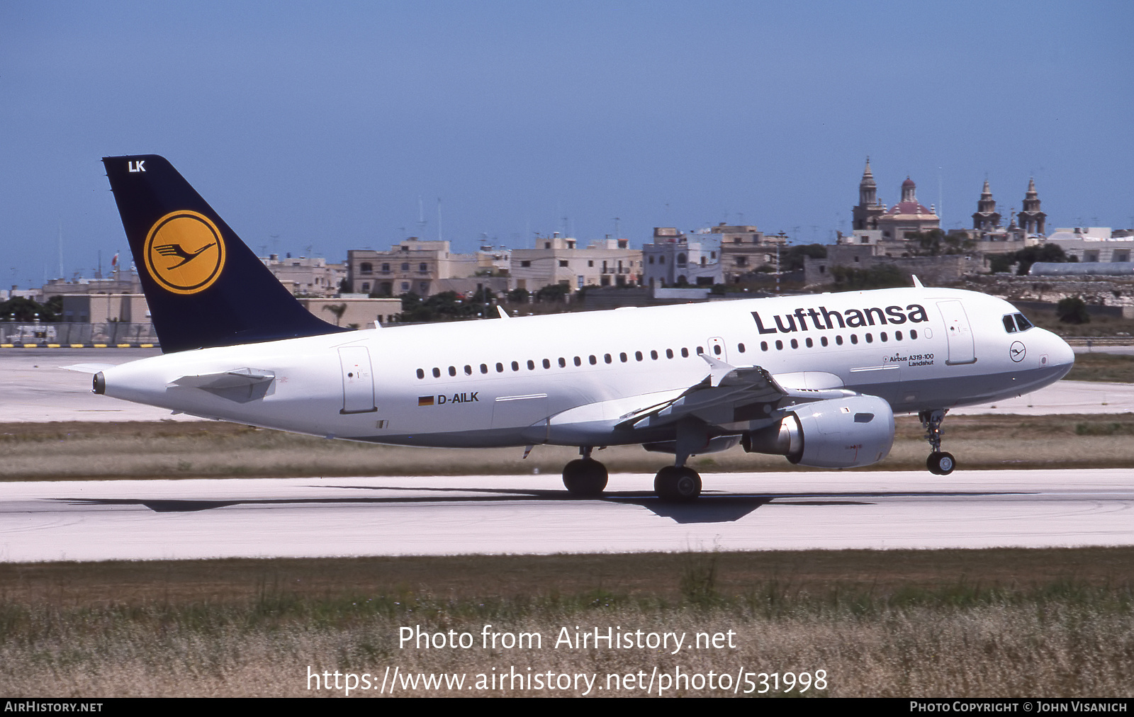 Aircraft Photo of D-AILK | Airbus A319-114 | Lufthansa | AirHistory.net #531998